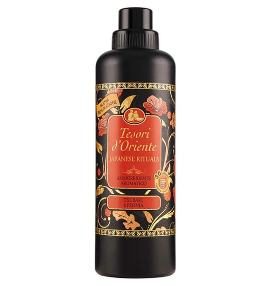 Tesori d'Oriente: Fabric Softener - "Japanese Rituals" Tsubaki Oil and Peony 25.36 Fluid Ounces (750ml) Bottle