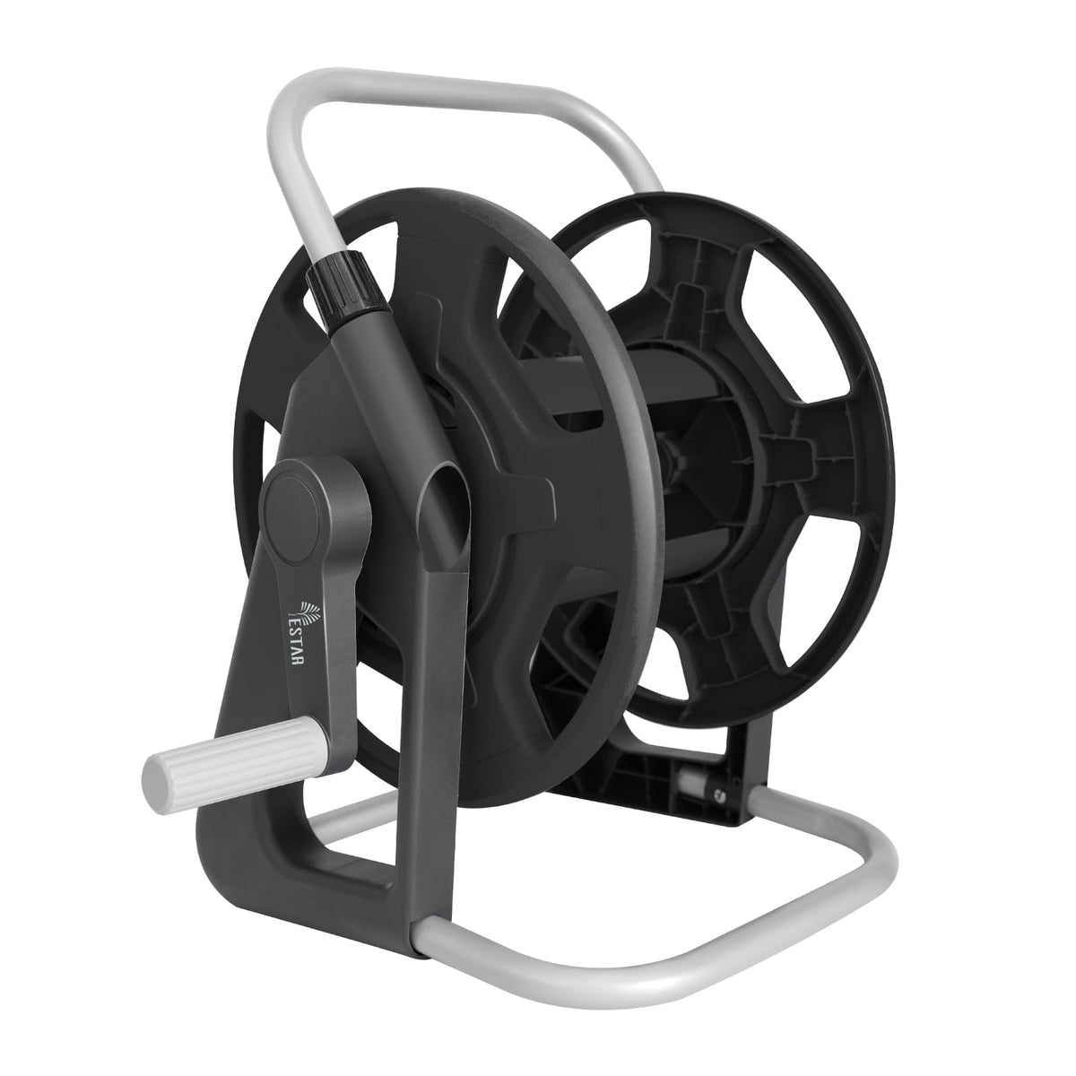 Garden Water Hose Reel,Holds 50-60 Ft of 5/8" Hose - Image 1