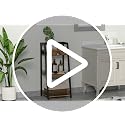 keomaisyto 3-Tier Bathroom Shelves with Canvas Drawer, Floor - Image 8