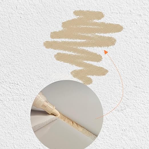 Light Beige Grout Paint Pen Restore and ReColor Your Grout Colors & Seals Fast Drying, Waterproof, Long Lasting for Bathroom, Showers & Kitchen Floors