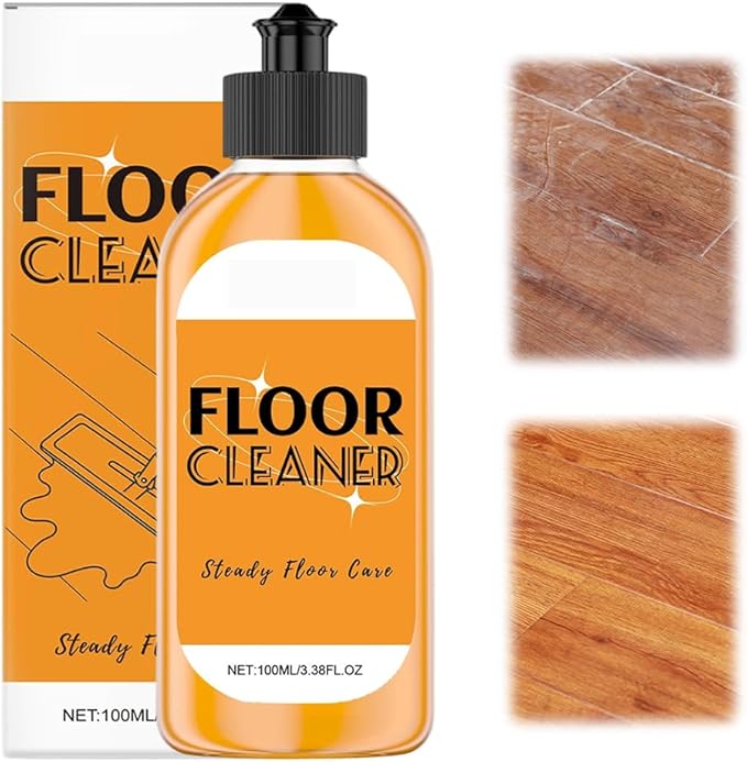 Hardwood Floor Cleaner, 2026 New Household Hardwood FloorCleaner for Mopping Home, Bathroom, Kitchen,Wood Floor Cleaners for Mopping Wood, Tile, Marble (1PC)