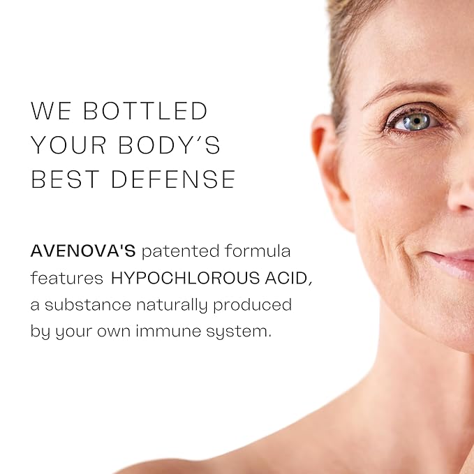 Avenova Eyelid & Eyelash Cleanser Spray 20ml Bottle 3-Pack + Moist Heating Eye Compress Mask Bundle – Pure Hypochlorous Acid & Reusable Mask