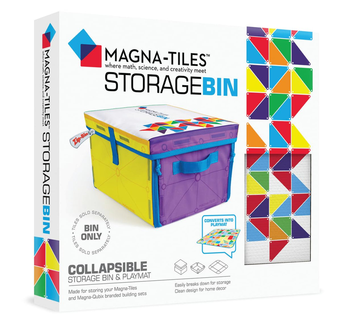 MAGNA-TILES Storage Bin & Interactive Play-Mat | Home Organization - Image 1