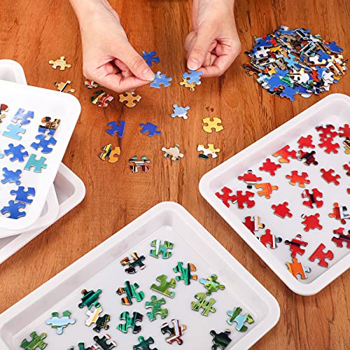 10 Pack Puzzle Sorting Trays for Jigsaws up to 1500 Pieces - Image 3