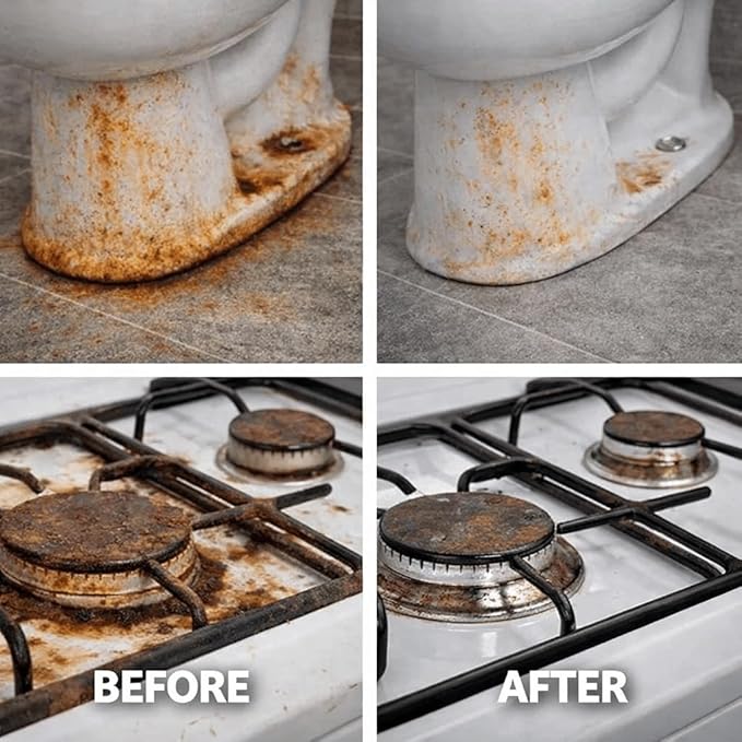 Wellproof Hard Water Stain Remover - 3X Nanotech Deep Cleaner | Eliminates Limescale, Soap Scum, Calcium, Rust At Source - No Bleach, No Chemical Fumes - Safe for Family Homes, Washable Hard Surfaces