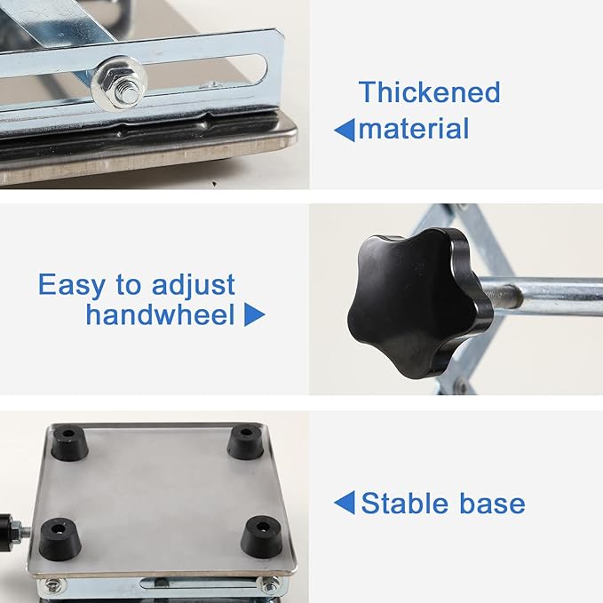Garbage Disposer Bracket Adjustable Shock Absorber Support Kitchen Sink Garbage Disposal Parts Stainless Steel Jack Installation Kit(W：6" H：3.2-11")