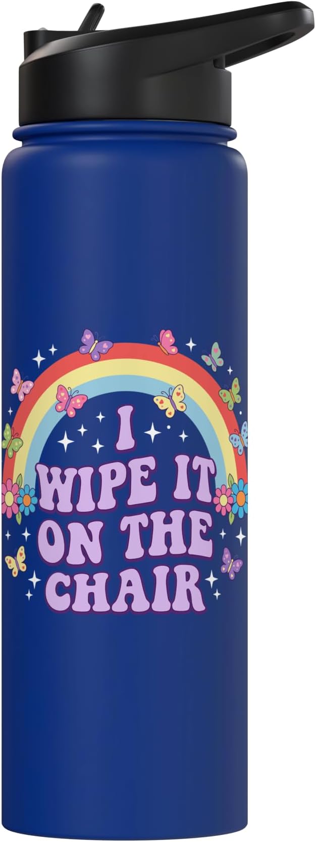Rainbow Stainless Steel Insulated Water Bottle
