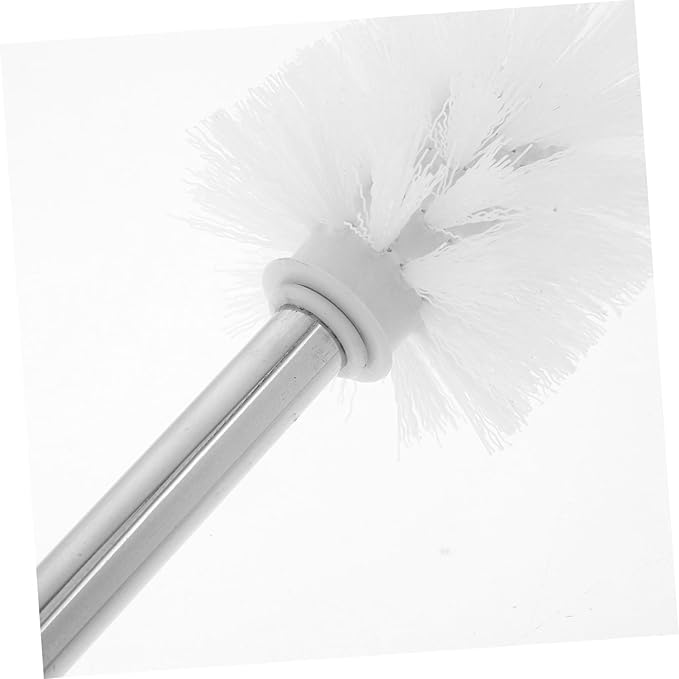 VOSAREA Toilet Brush and Holder Set Stainless Steel Bathroom Cleaning Brush Home Essentials Cleaning Tools