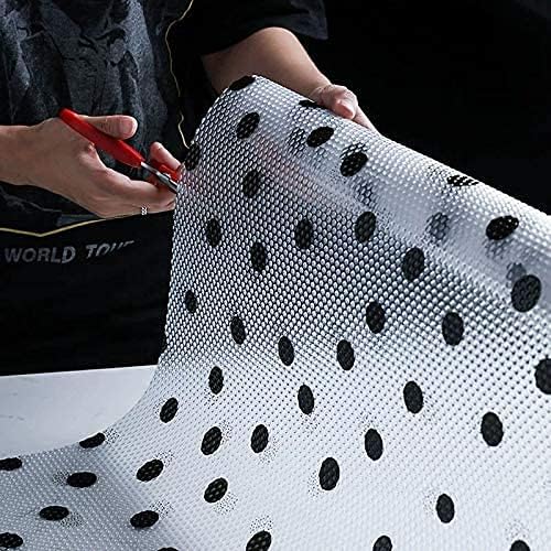 Polka Dot Shelf Liner for Kitchen Cabinets Non-Adhesive Drawer Liner Non-Slip Refrigerator Liner Waterproof Fridge Pad Cupboard Mat