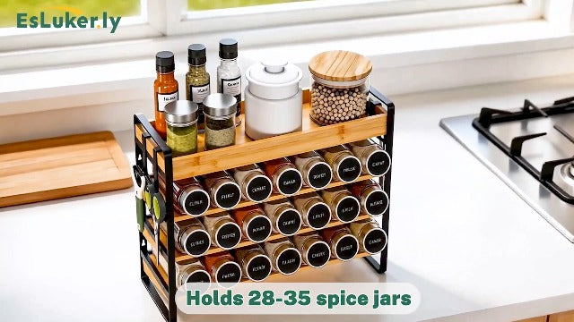 EsLuker.ly Spice Seasoning Rack Organizer Kitchen Co - Image 8