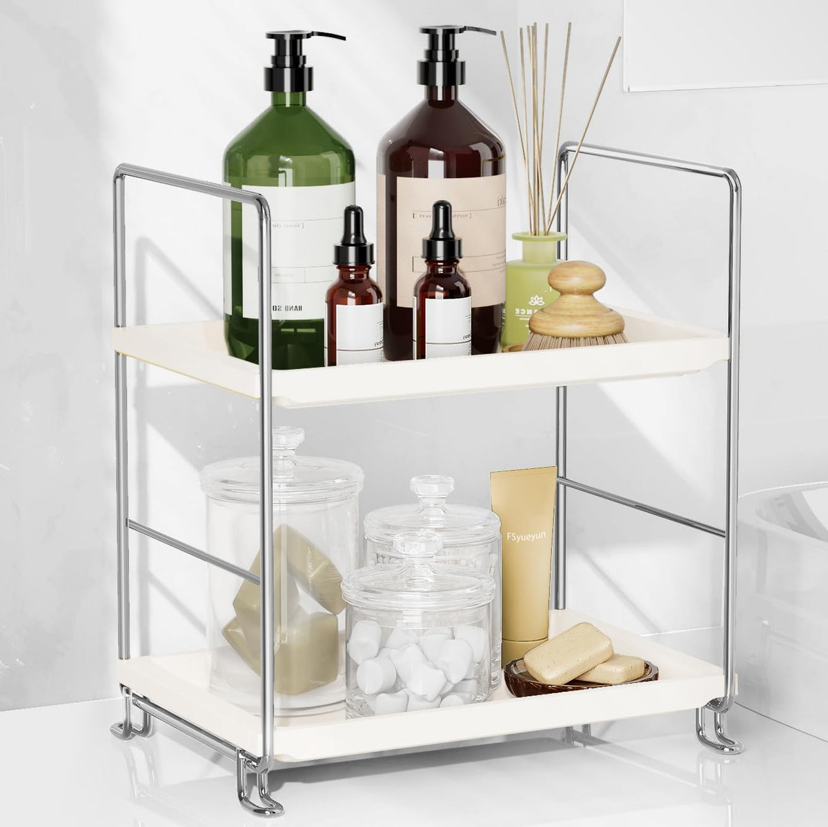 FSyueyun 2-Tier Bathroom Countertop Organizer, Makeu | All Products - Image 1