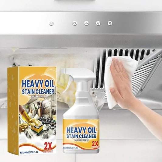Heavy Duty Degreaser Cleaner Spray, Powerful Clean Kitchen Oil Stains Spray, All Purpose Kitchen Heavy Oil Cleaning Agent, Oil Enemy Foaming Cleaner, for Countertops, Ovens, and Appliances
