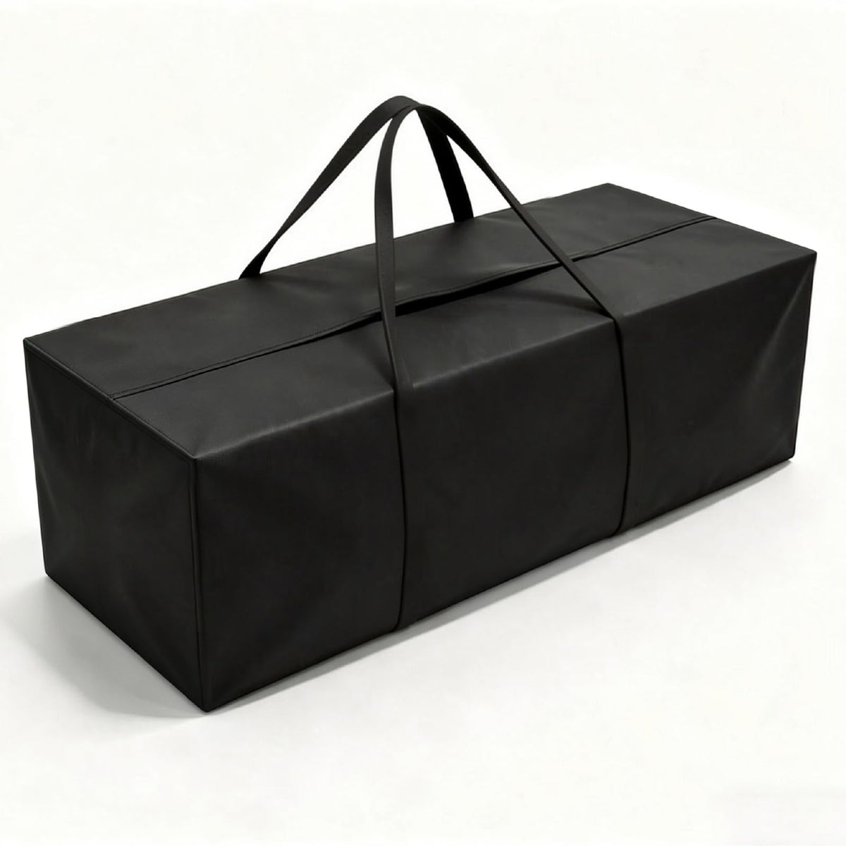 Black Patio Cushion Bag,600D Heavy Duty and Waterproof - Image 1