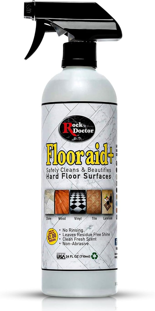 Rock Doctor Hard Floor Cleaner, Multi-Surface Formula for Tile, Stone, Laminate, and Granite, 24 oz, Christmas and New Year Cleaning 1 Pk