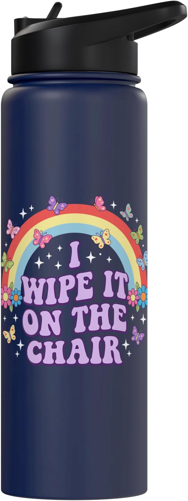 Rainbow Stainless Steel Insulated Water Bottle