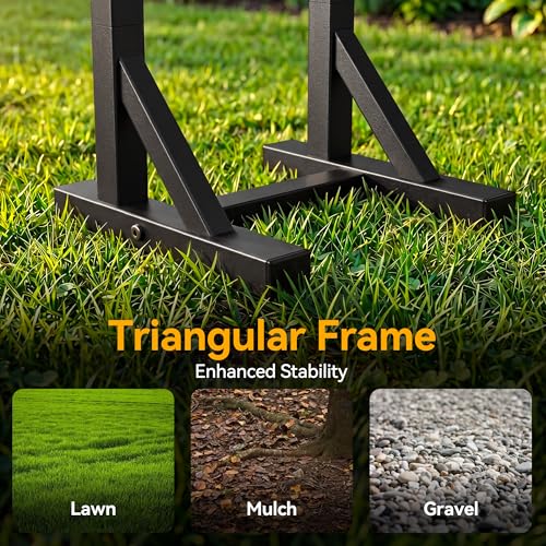 Garden Hose Holder Stand, Freestanding Metal Water Hose - Image 7