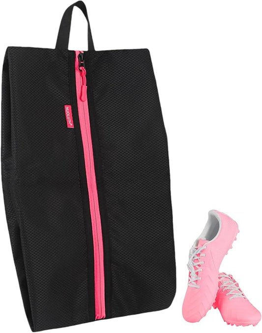 Smell Proof Shoe Bags for Travel & Sports Odor Resistant, Waterproof Storage for Gym, cycling,Soccer, Golf,Shoe Bags Fits Girls Durable Zipper Closure