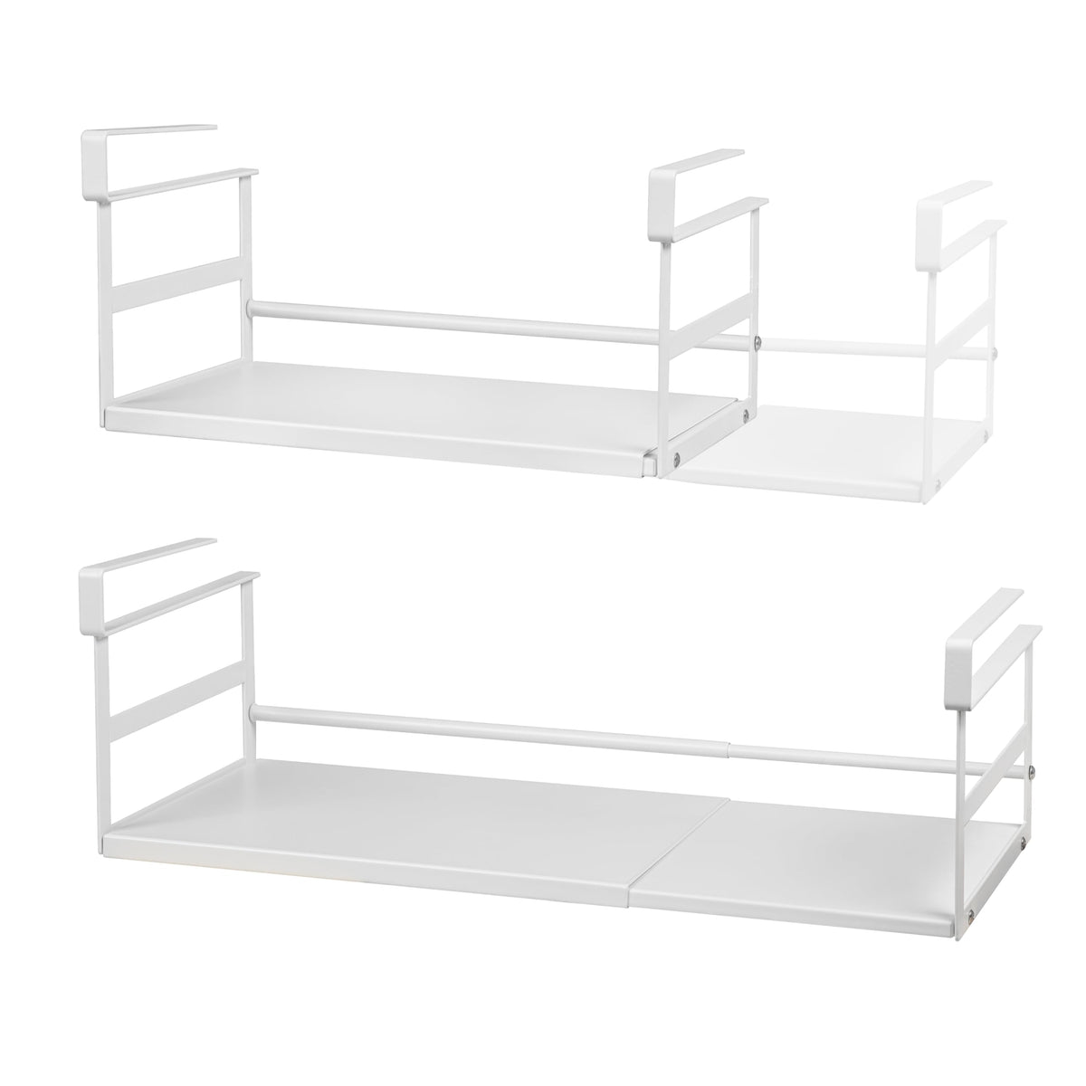 Under Shelf Storage Basket, 2-Pack Under Cabinet Shelf Organizer - Image 1