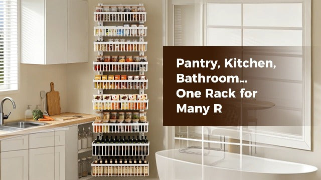 POKIPO 9 Tier Over The Door Pantry Organizer, 2 in 1 | All Products - Image 8