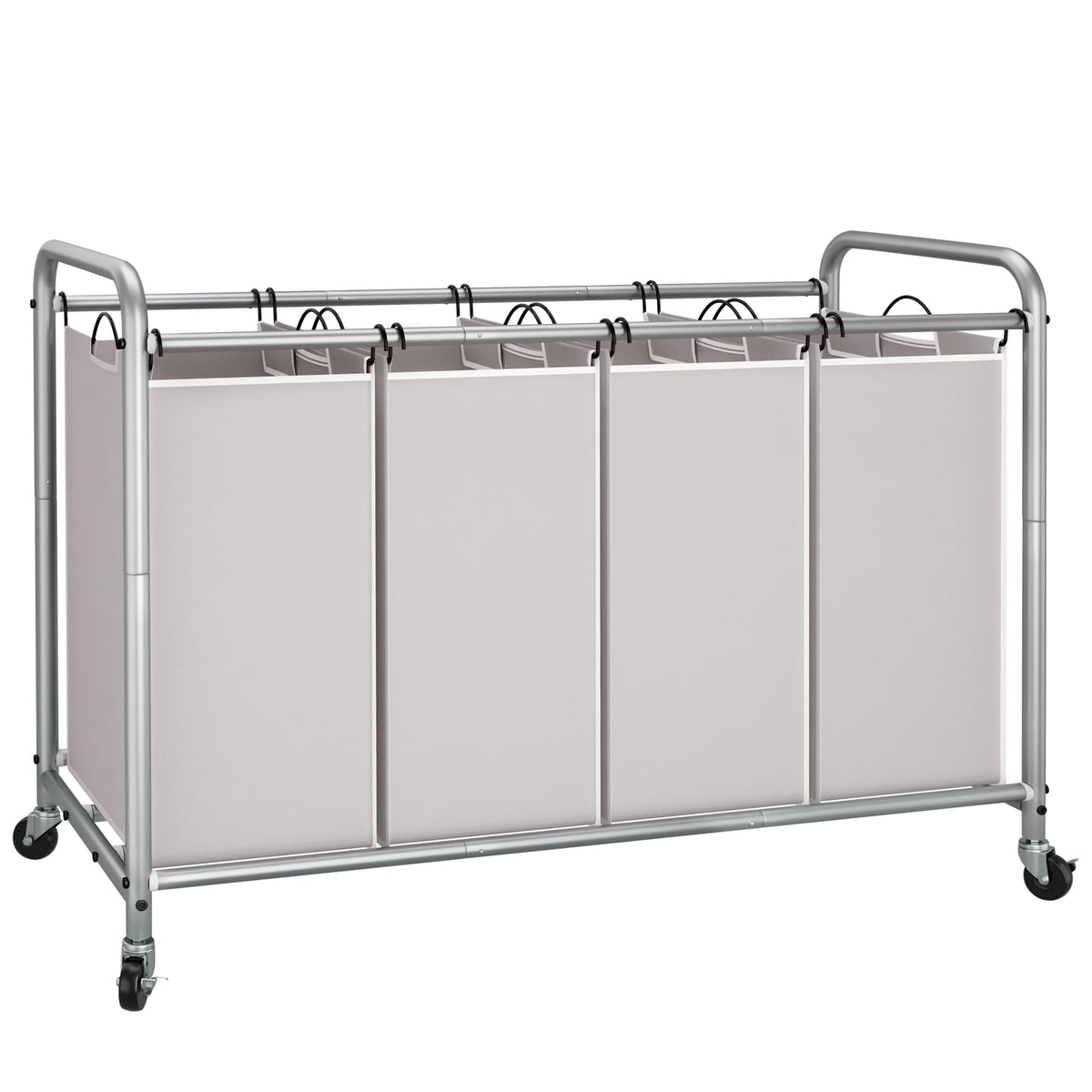 STORAGE MANIAC 4 Section Laundry Sorter, Laundry Hamper - Image 1
