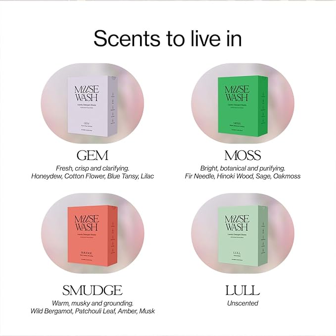 Laundry Detergent Sheets | Enzyme-Powered, Vegan, Paraben-Free | Luxury Scents | Plastic-Free, Eco-Friendly, Travel-Friendly Packaging (200 Loads - 4 Boxes, STARTER SET)