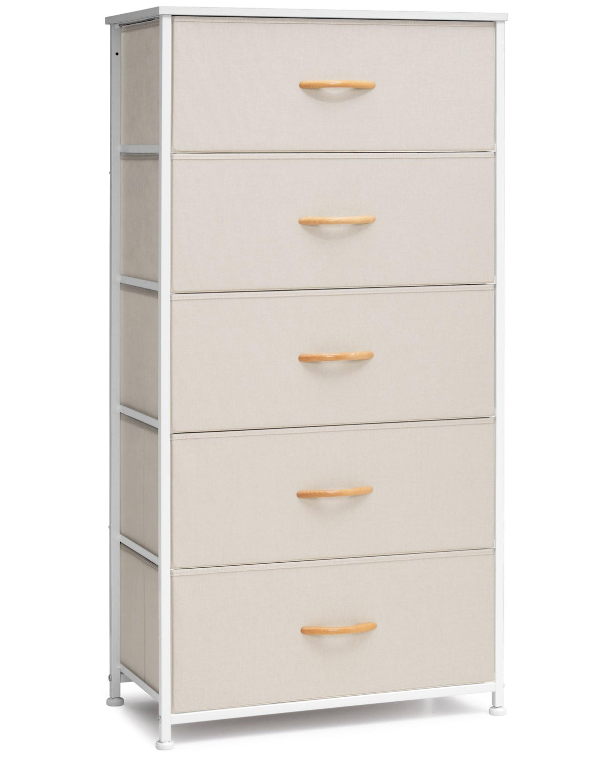 Tall Dresser, Wide Vertical Fabric Storage Organizer - Image 1