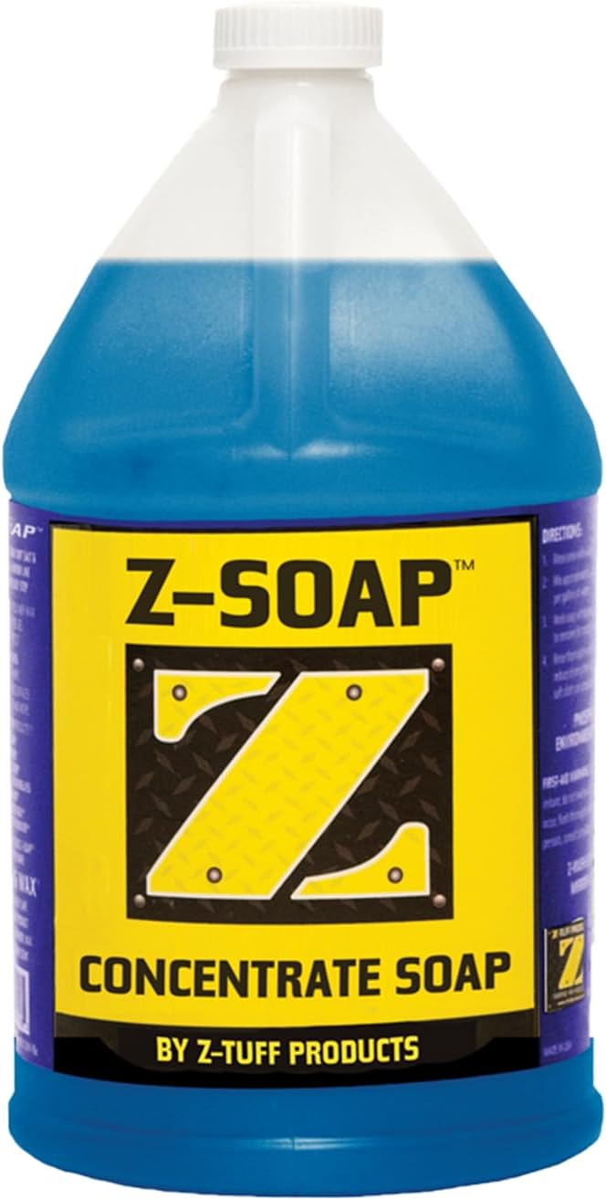 Z-TUFF PRODUCTS Soap Heavy-Duty Marine Soap for Boat Wash, RV and Car Cleaning, Remove Dirt, Stains, salt, Boat Cleaning Soap, Preserve Wax Coating - 1 Gallon Concentrated Soap