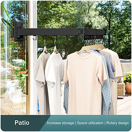 Wall Mounted Drying Rack, Foldable Clothes Drying Rack - Image 3