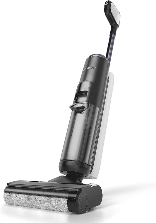 Tineco Floor ONE S5 PRO 2 Cordless Wet Dry Vacuum Smart Hardwood Floor Cleaner Machine, One-Step Cleaning Mop for Sticky Messes and Pet Hair, LCD Display, APP, Voice Guide with Ultra Mode