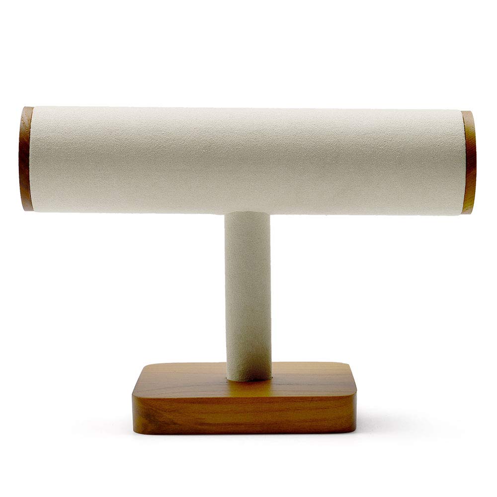 Oirlv Solid Wood Hovering T-Bar Jewelry Display Stand - Image 1