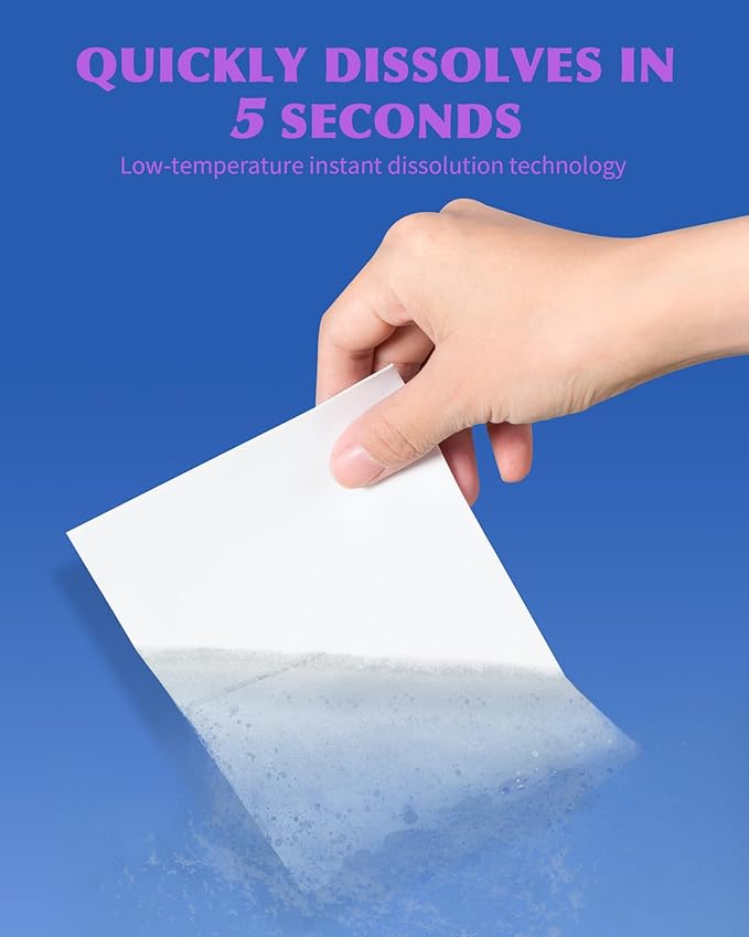 Laundry Detergent Sheets Lavender 240 Loads & Garbage Disposal Cleaner Tablets Mint 24 Pack