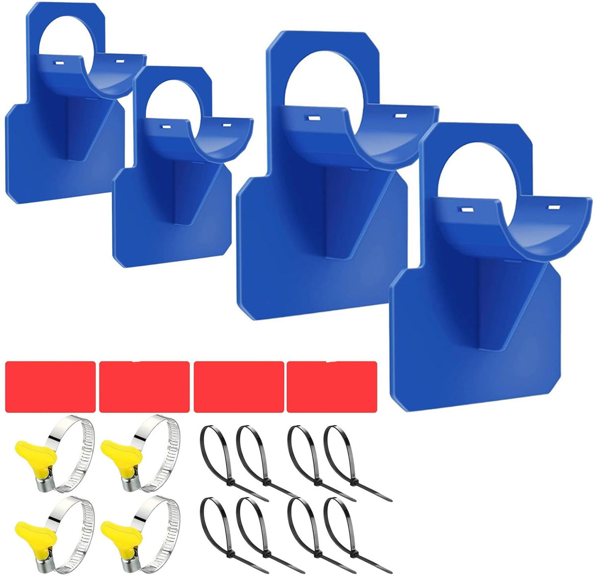 4Pcs Swimming Pool Pipe Holders,Holders for Above Ground - Image 1