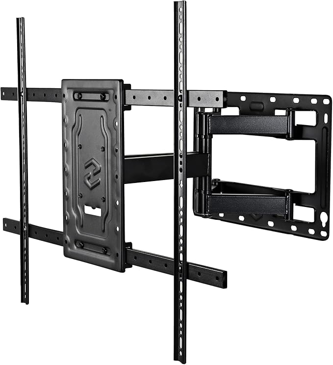 Full Motion TV Wall Mount for 32-65 Inch TVs, VESA Compatible, 100 lbs Weight Capacity, Adjustable Tilt & Swivel, Easy Centering & Quick Installation