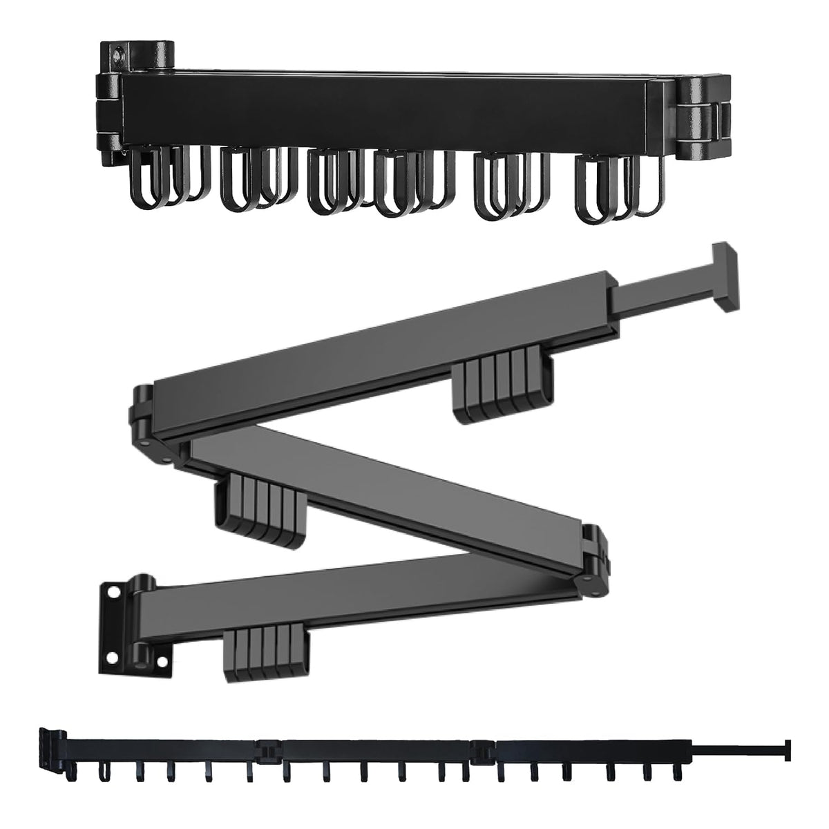Foldable Wall Mounted Clothes Drying Rack – Heavy Duty - Image 1