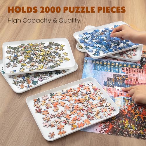 11.5 x 8.3 in Puzzle Sorting Trays Stackable - Image 6