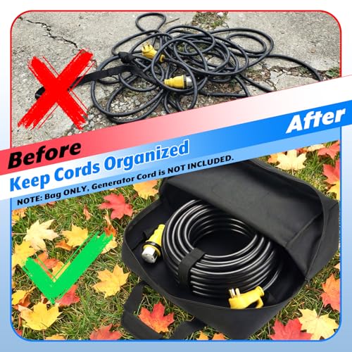 RV Extension Cord Storage Bag Generator Cable Organi | All Products - Image 6