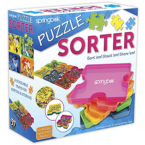 Springbok Puzzle Sorting Trays 6-Piece Stackable Puzzle - Image 4