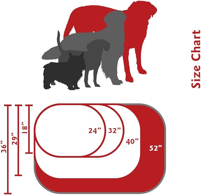 52 inch Khaki & Sherpa Bagel Dog Bed By Majestic Pet Products