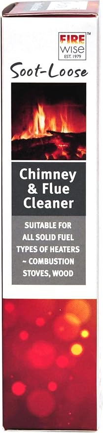 Firewise 18 Treatments Soot-Loose Chimney & Flue Cleaner Dissolves Soot, Tar and Creosote Increases Heater Efficiency, Reduces Smoke Emissions & is Non-Corrosive