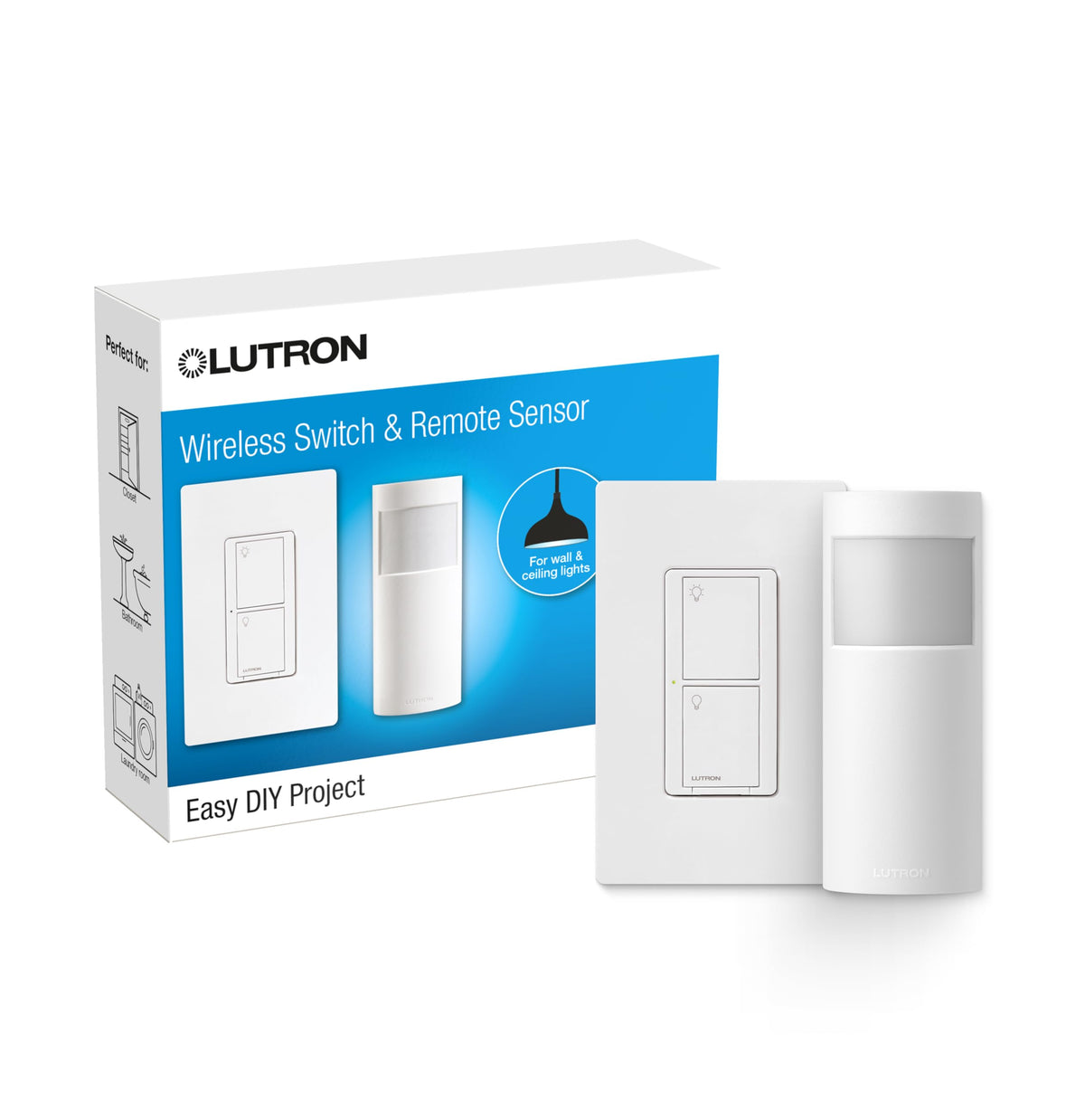 Lutron Motion Sensor with Smart Switch and Original Light Switch - Image 2