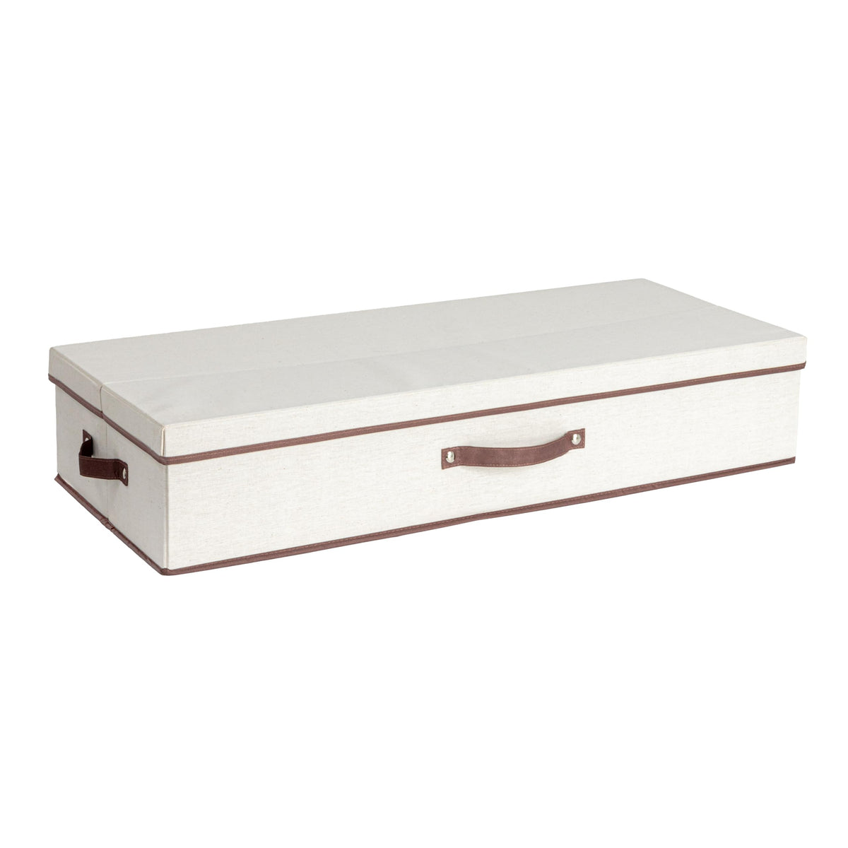Household Essentials Gift Wrap Organizer with Lid, Natural - Image 1