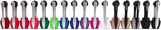 CarbonKlean Peeps Glasses Cleaner - for Eyeglasses, Reading Glasses, and More - Lens Cleaner with Carbon Microfiber Tech-Injected Red-3 Count (Pack of 1)