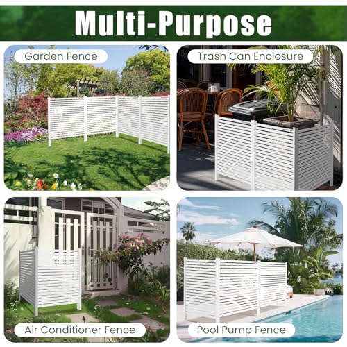 Air Conditioner Fence 3 Panels, 36" W x 45" H Outdoor - Image 3