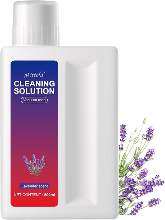 Multi-Surface Floor Cleaning Solution Compatible with Dreame Cleaning Solution, Lavender Scent, Deep Clean, Suitable for All Mopping Robot Vacuums and Cordless Wet/Dry Mops (500 ml)