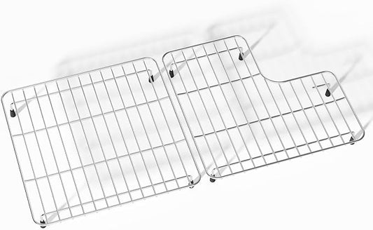 29 1/8" x 14 11/16" Sink Rack for Bottom of Sink for Kohler K-6639-ST Whitehaven and 6488 Farmhouse Sink Protectors Compatible, 304 Stainless Steel kohler Farmhouse Sink Protectors