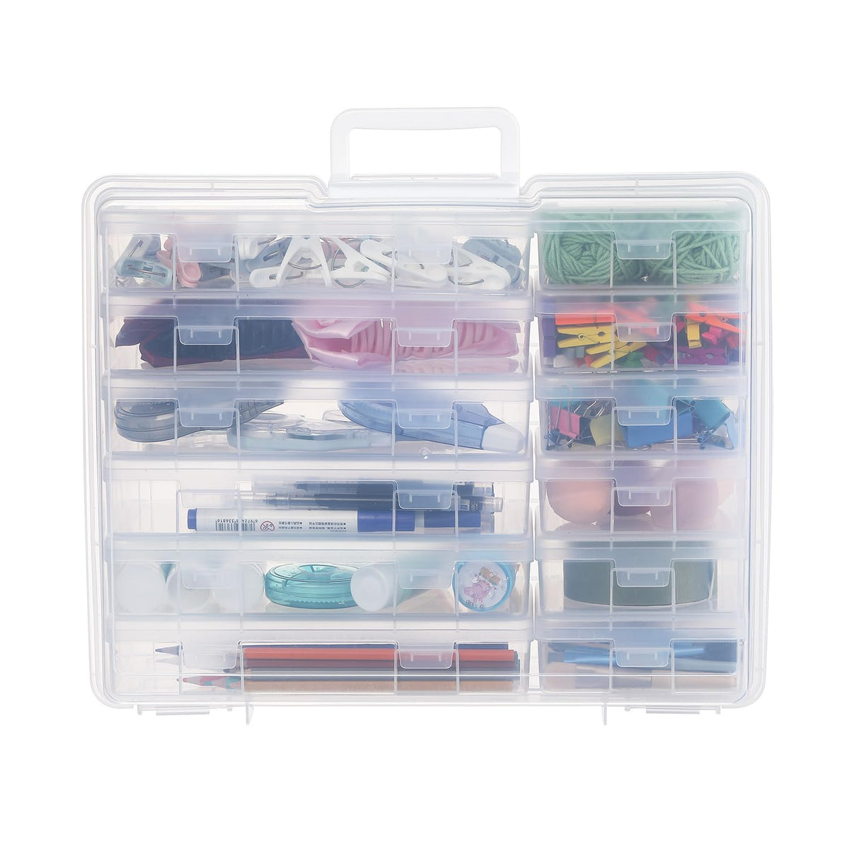 Plastic Storage Box Storage Boxes & Organizers (6 Medium+ 6 - Image 1