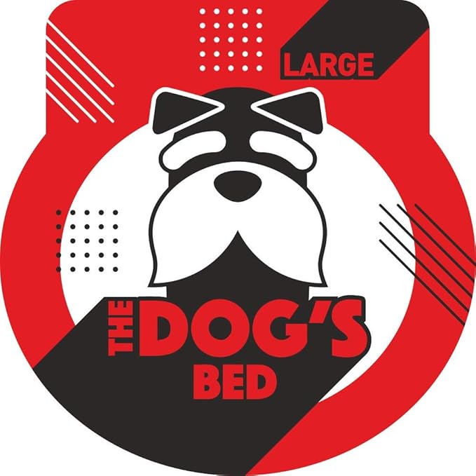 The Dog’s Bed Orthopedic Dog Bed Large Blue Oxford with Red Trim UK Flag Dog Bed Memory Foam, Pain Relief: Arthritis, Post Surgery, Lameness, Waterproof Washable Cover