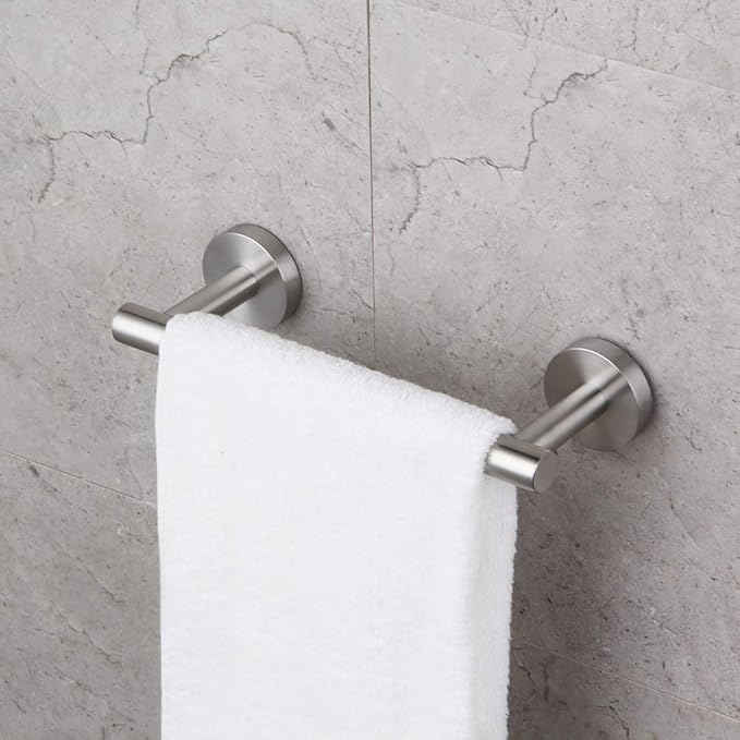 Kitchen Towel Bar — 9" Brushed Stainless Steel