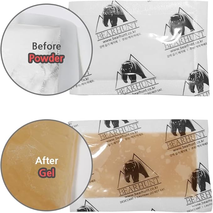 BEARHUNT Moisture Absorber Deodorant - Shoes, Closet, Camping Tent, Car etc.(3 types)
