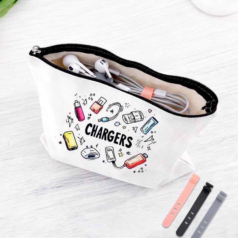 Travel Charger Organizer Bag for Cords and Cables Plug Charging - Image 7